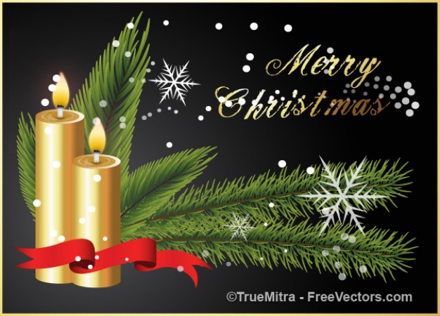 Christmas golden Christmas and holiday season candles christmas background about Holiday Christmas t